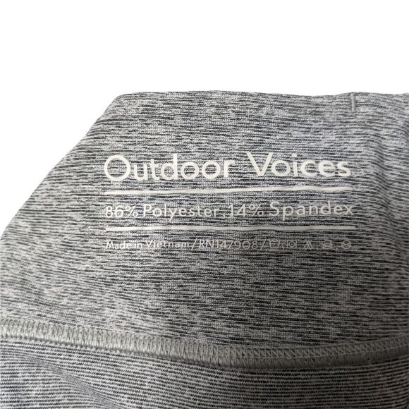 OUTDOOR VOICES Two Tone Warmup Leggings L - Picture 6 of 7